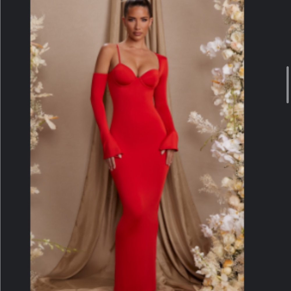 Red oh Polly dress